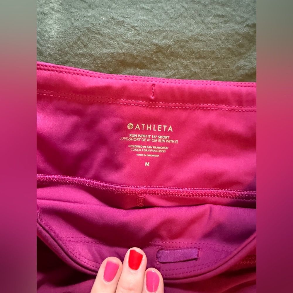 Athleta Magenta Skort - Picture 2 of 4